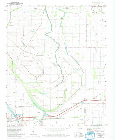 United States Geological Survey Jeanette, AR (1981, 24000-Scale) digital map