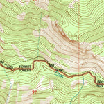 United States Geological Survey Jeanette Mountain, ID (1994, 24000-Scale) digital map