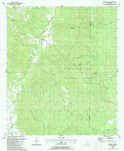 United States Geological Survey Jeannette, MS (1988, 24000-Scale) digital map