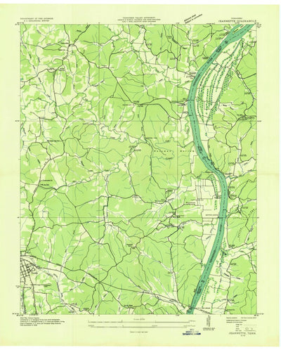 United States Geological Survey Jeannette, TN (1936, 24000-Scale) digital map