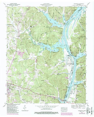 United States Geological Survey Jeannette, TN (1949, 24000-Scale) digital map