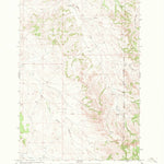 United States Geological Survey Jeans Fork NE, MT (1967, 24000-Scale) digital map