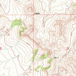 United States Geological Survey Jeans Fork NE, MT (1967, 24000-Scale) digital map