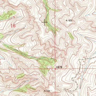 United States Geological Survey Jeans Fork NE, MT (1967, 24000-Scale) digital map