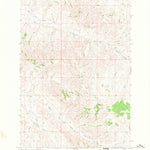 United States Geological Survey Jeans Fork NW, MT (1967, 24000-Scale) digital map