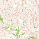 United States Geological Survey Jeans Fork NW, MT (1967, 24000-Scale) digital map