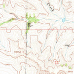 United States Geological Survey Jeans Fork SE, MT (1967, 24000-Scale) digital map