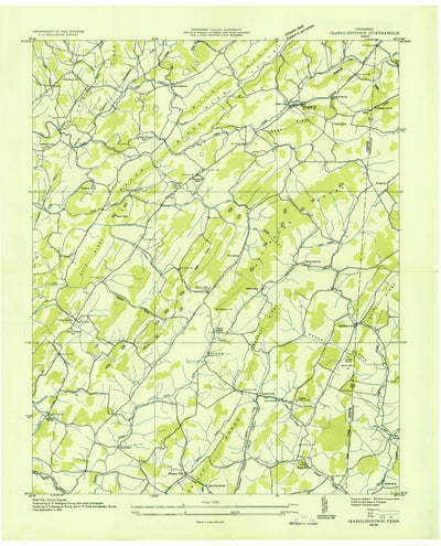 United States Geological Survey Jearoldstown, TN (1935, 24000-Scale) digital map