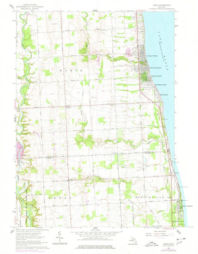 United States Geological Survey Jeddo, MI (1961, 24000-Scale) digital map