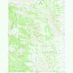 United States Geological Survey Jeff Cabin Creek, ID (1968, 24000-Scale) digital map