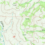 United States Geological Survey Jeff Cabin Creek, ID (1968, 24000-Scale) digital map
