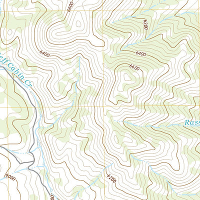 United States Geological Survey Jeff Cabin Creek, ID (2020, 24000-Scale) digital map