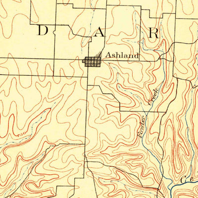 United States Geological Survey Jefferson City, MO (1886, 125000-Scale) digital map