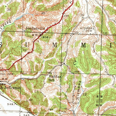 United States Geological Survey Jefferson City, MO (1939, 62500-Scale) digital map