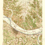 United States Geological Survey Jefferson City, MO (1942, 62500-Scale) digital map