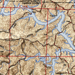 United States Geological Survey Jefferson City, MO (1954, 250000-Scale) digital map