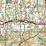 United States Geological Survey Jefferson City, MO (1955, 250000-Scale) digital map