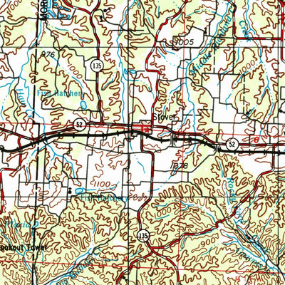 United States Geological Survey Jefferson City, MO (1955, 250000-Scale) digital map