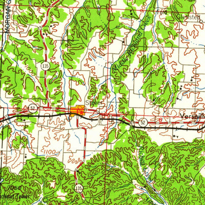 United States Geological Survey Jefferson City, MO (1959, 250000-Scale) digital map