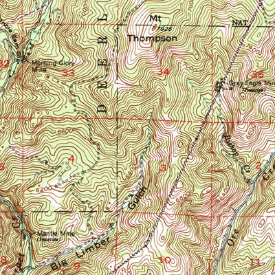 United States Geological Survey Jefferson City, MT (1950, 62500-Scale) digital map