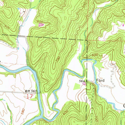 United States Geological Survey Jefferson City NW, MO (1962, 24000-Scale) digital map