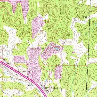 United States Geological Survey Jefferson City NW, MO (1962, 24000-Scale) digital map