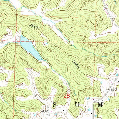 United States Geological Survey Jefferson City NW, MO (1969, 24000-Scale) digital map
