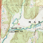 United States Geological Survey Jefferson City NW, MO (2000, 24000-Scale) digital map