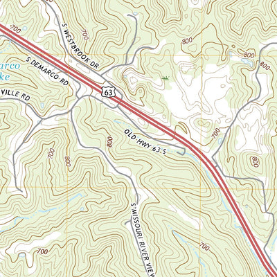 United States Geological Survey Jefferson City NW, MO (2021, 24000-Scale) digital map