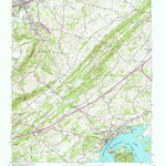 United States Geological Survey Jefferson City, TN (1961, 24000-Scale) digital map