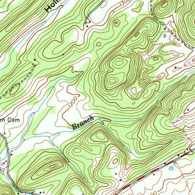 United States Geological Survey Jefferson City, TN (1961, 24000-Scale) digital map