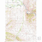United States Geological Survey Jefferson Island, MT (1987, 24000-Scale) digital map