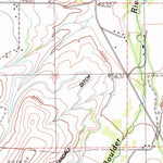 United States Geological Survey Jefferson Island, MT (1987, 24000-Scale) digital map