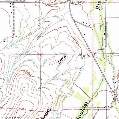 United States Geological Survey Jefferson Island, MT (1987, 24000-Scale) digital map