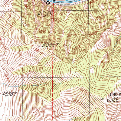 United States Geological Survey Jefferson Island, MT (1987, 24000-Scale) digital map