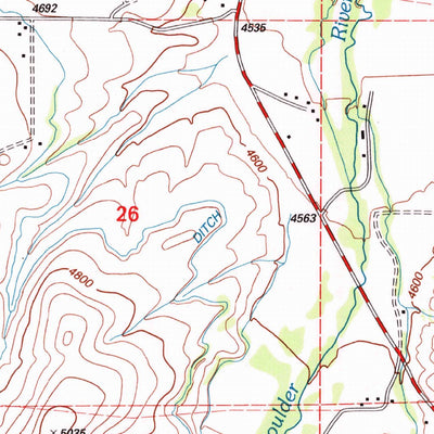 United States Geological Survey Jefferson Island, MT (1996, 24000-Scale) digital map
