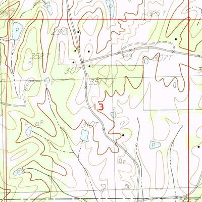 United States Geological Survey Jefferson, MS (1983, 24000-Scale) digital map