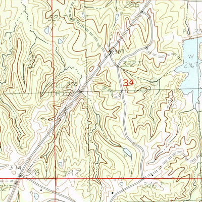 United States Geological Survey Jefferson, MS (1983, 24000-Scale) digital map