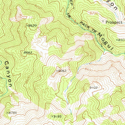 United States Geological Survey Jefferson, NV (1971, 24000-Scale) digital map