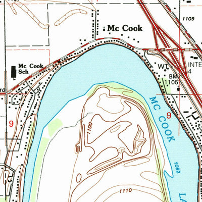 United States Geological Survey Jefferson, SD-NE-IA (1994, 24000-Scale) digital map