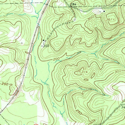 United States Geological Survey Jefferson, TX (1962, 24000-Scale) digital map