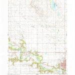 United States Geological Survey Jefferson West, IA (1986, 24000-Scale) digital map