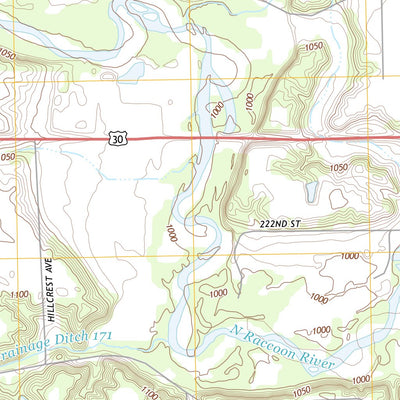 United States Geological Survey Jefferson West, IA (2013, 24000-Scale) digital map