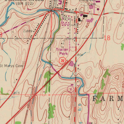 United States Geological Survey Jefferson, WI (1959, 24000-Scale) digital map