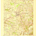 United States Geological Survey Jeffersontown, KY (1951, 24000-Scale) digital map