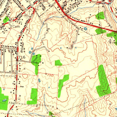 United States Geological Survey Jeffersontown, KY (1960, 24000-Scale) digital map