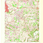 United States Geological Survey Jeffersontown, KY (1964, 24000-Scale) digital map