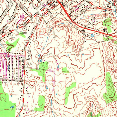 United States Geological Survey Jeffersontown, KY (1964, 24000-Scale) digital map