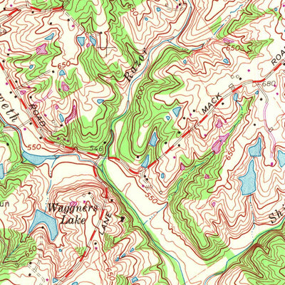 United States Geological Survey Jeffersontown, KY (1964, 24000-Scale) digital map