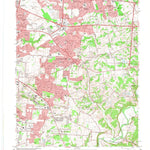 United States Geological Survey Jeffersontown, KY (1982, 24000-Scale) digital map